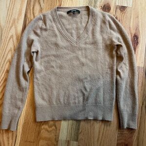 Cashmere Sweater Tan Quince